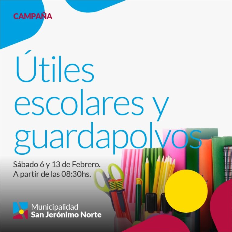 Campaña de útiles escolares