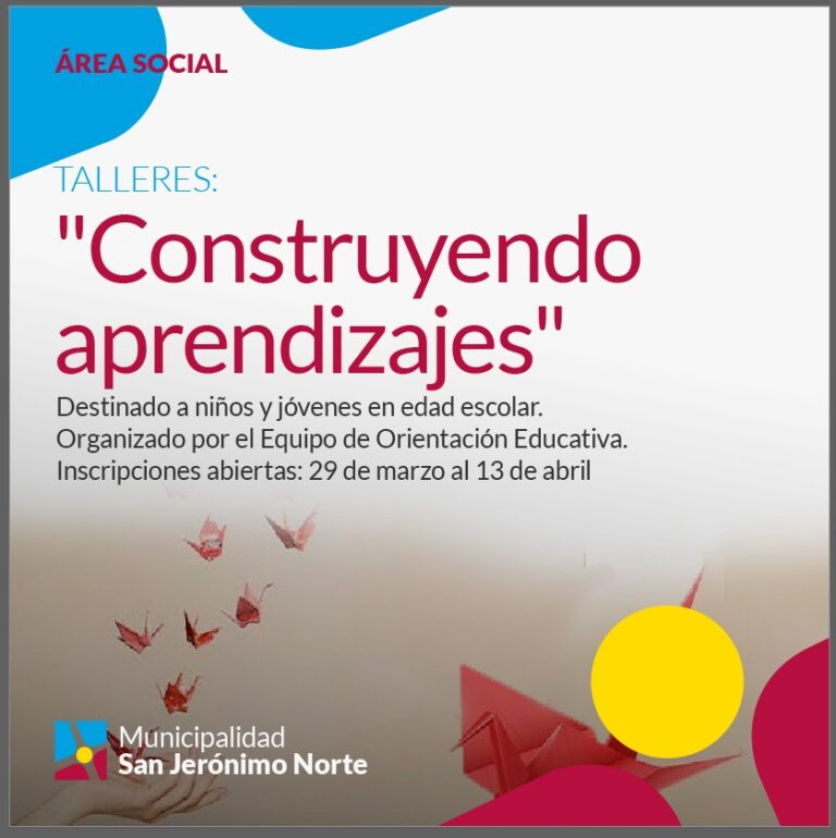 Talleres “Construyendo aprendizajes”