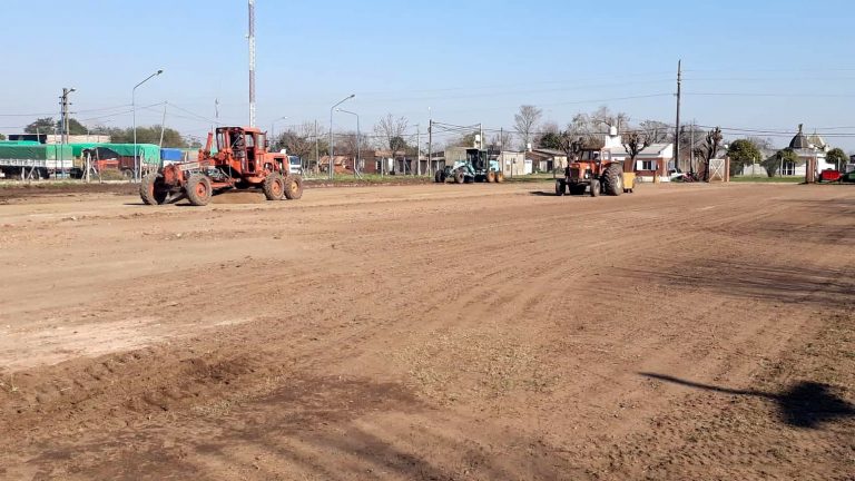 Mantenimiento en la playa de camiones