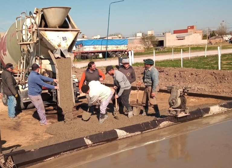 Nueva cuadra de pavimento