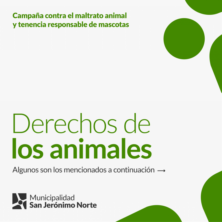 Campaña contra el maltrato animal y tenencia responsable de mascotas