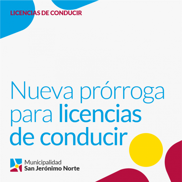 Nueva prórroga para licencias de conducir