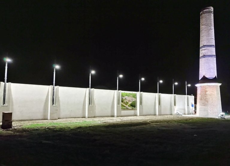 Iluminando nuestro hermoso Centro Cultural “La Curtiembre”