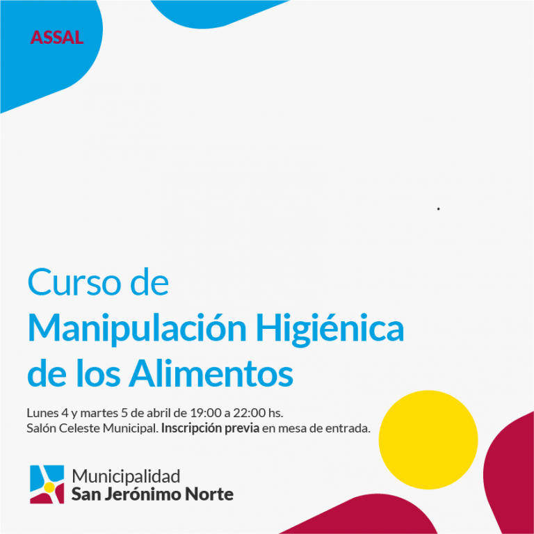 Curso de Manipulación Higiénica de los Alimentos