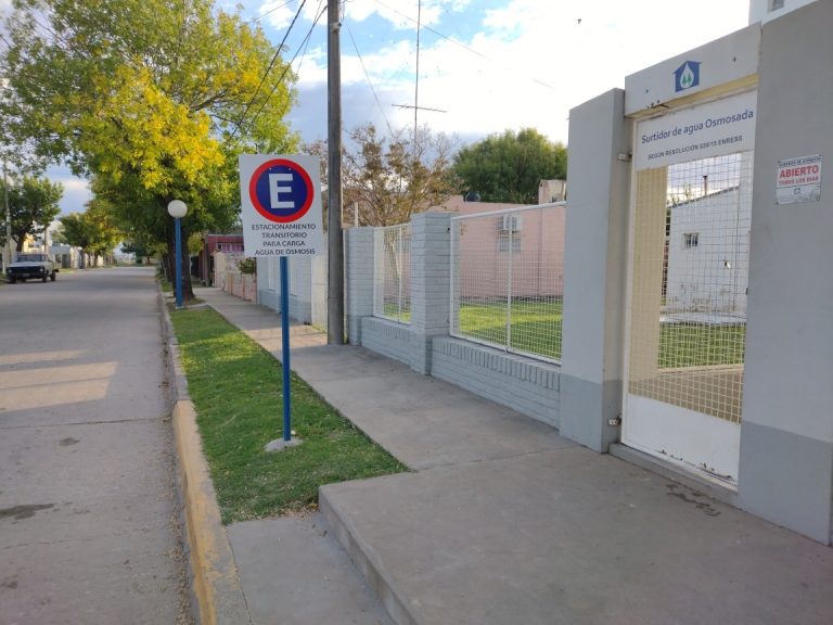 Estacionamiento transitorio en Planta de Ósmosis