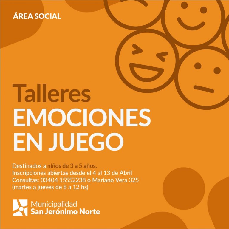 Talleres “Emociones en juego”