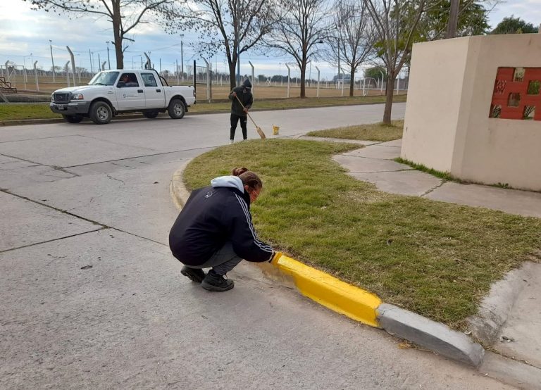 Avanzamos en la demarcación de cordones y ochavas