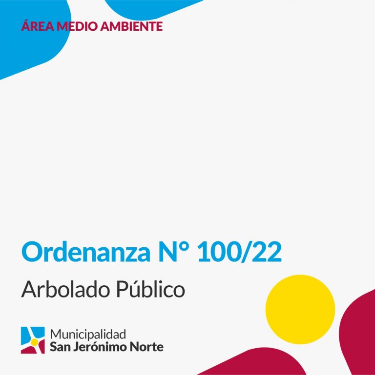 Ordenanza sobre arbolado público