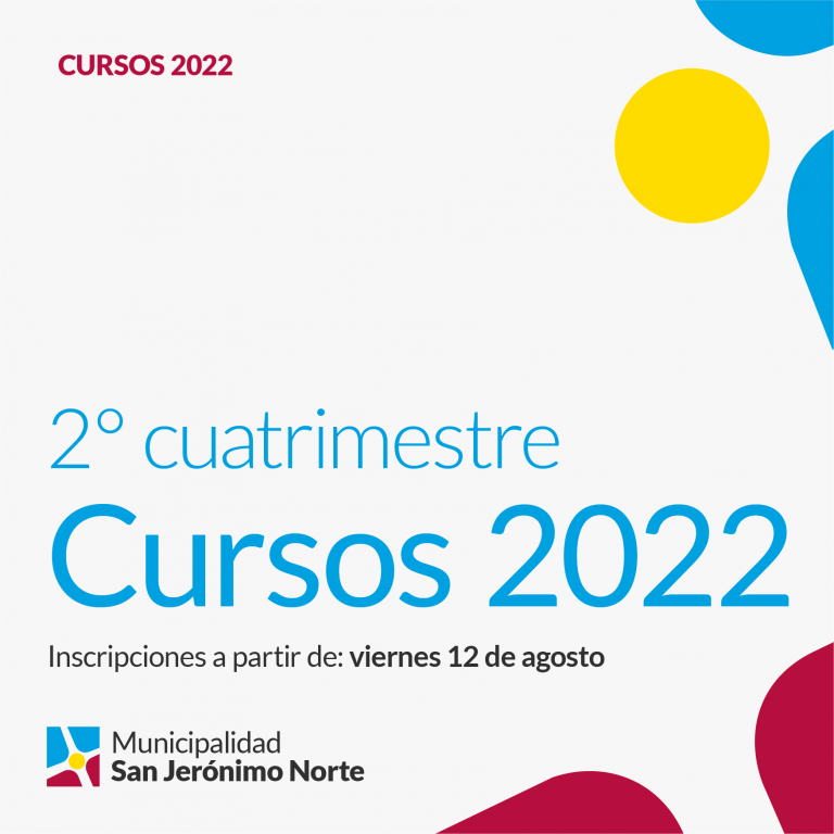 Inscripciones Cursos Municipales 2022