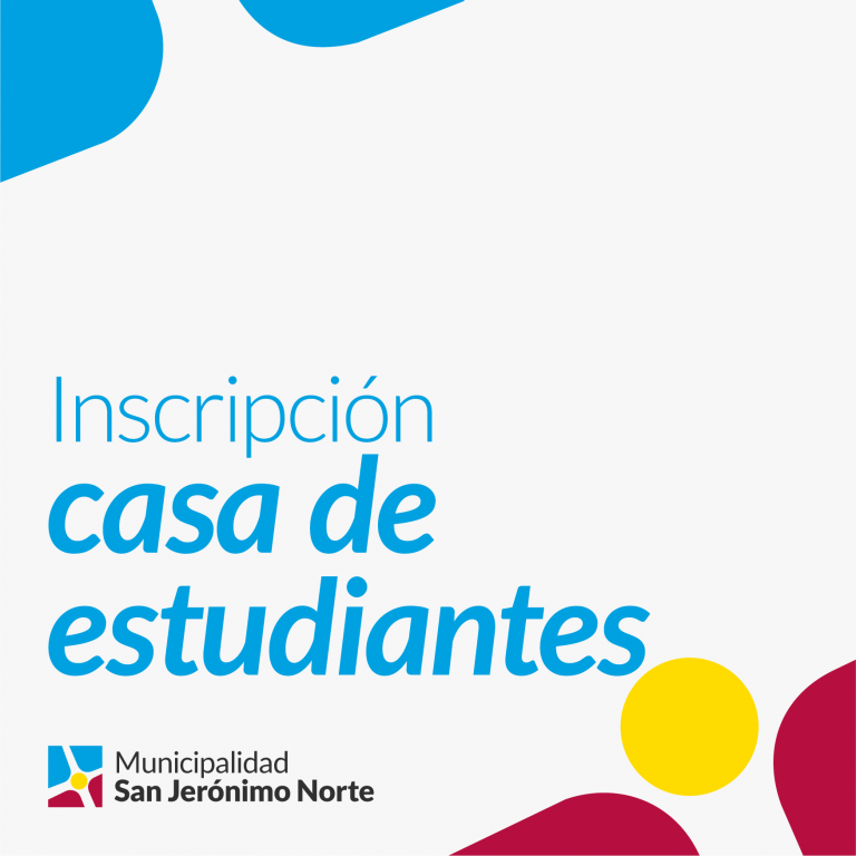 Inscripciones Casa de Estudiantes