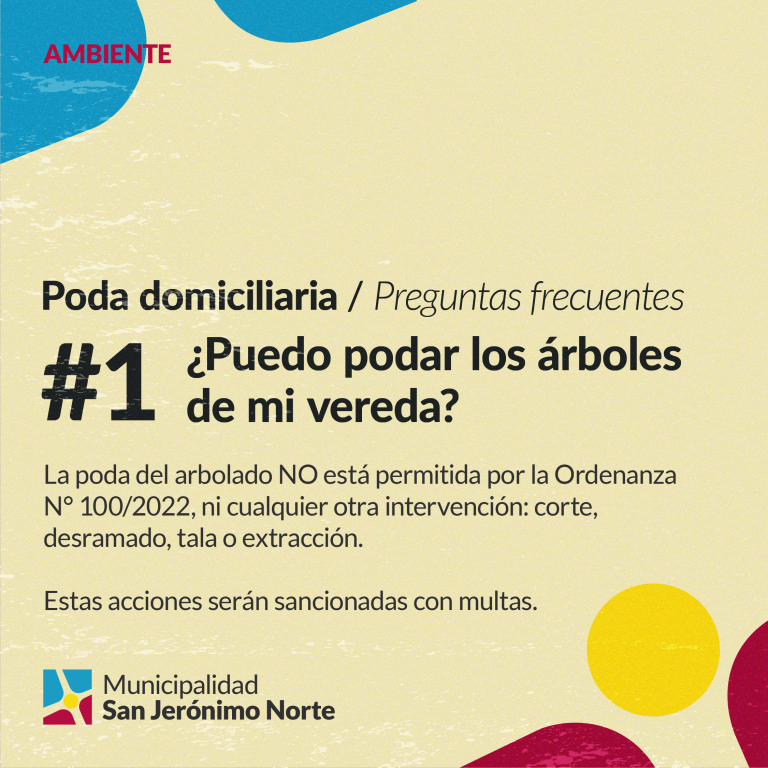 Poda domiciliaria: preguntas frecuentes