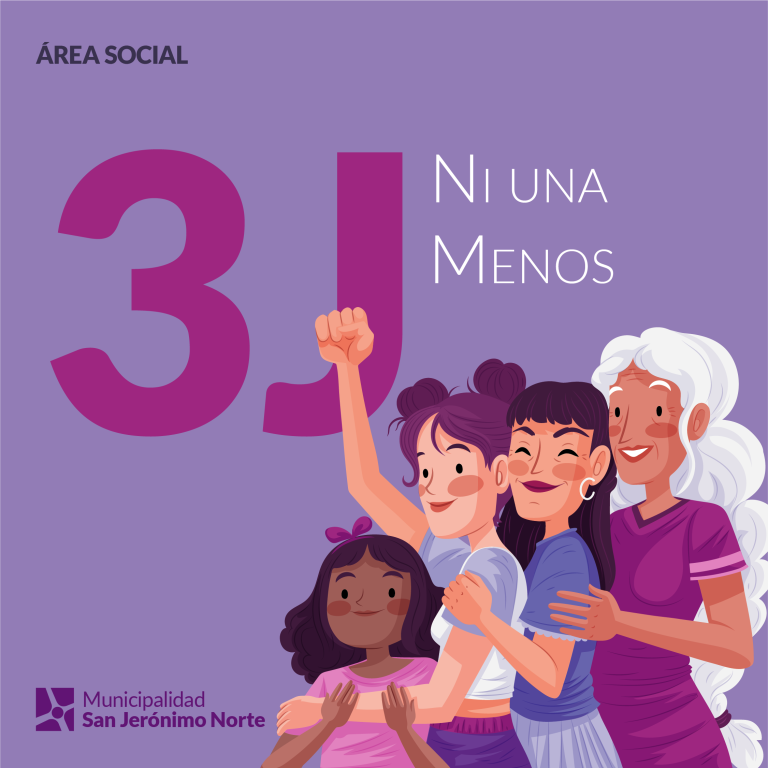 3 J, “Ni una menos” por la igualdad y los derechos humanos”