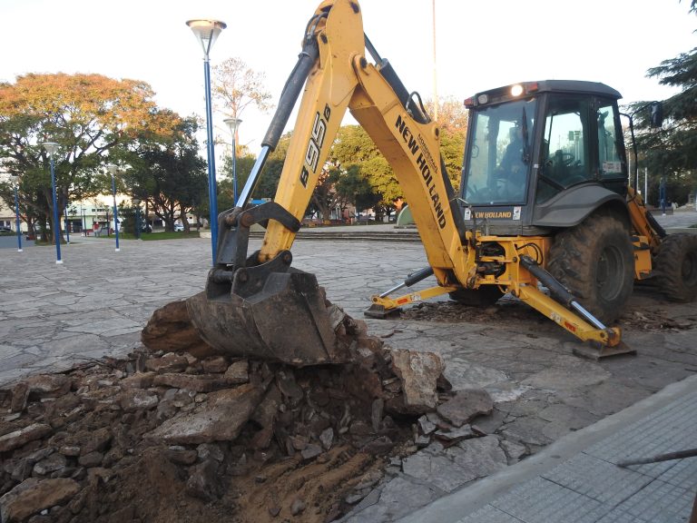 Comienza la remodelación de la Plaza Libertad y la implementación de luces LED