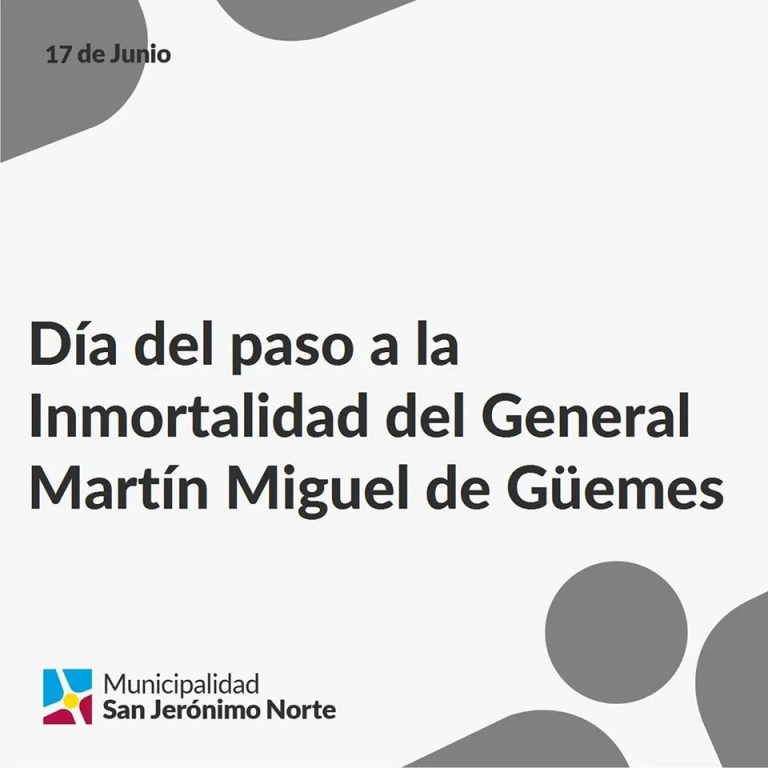 Día del Paso a la Inmortalidad del General Martín Miguel de Güemes